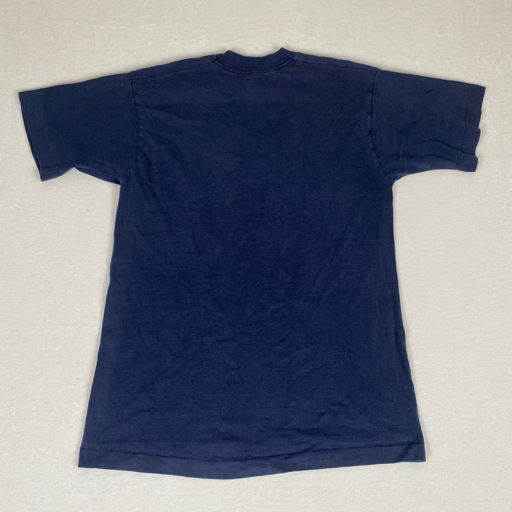 Vintage Single Stitch Sunset Beach North Carolina Navy Blue Cotton Tee
