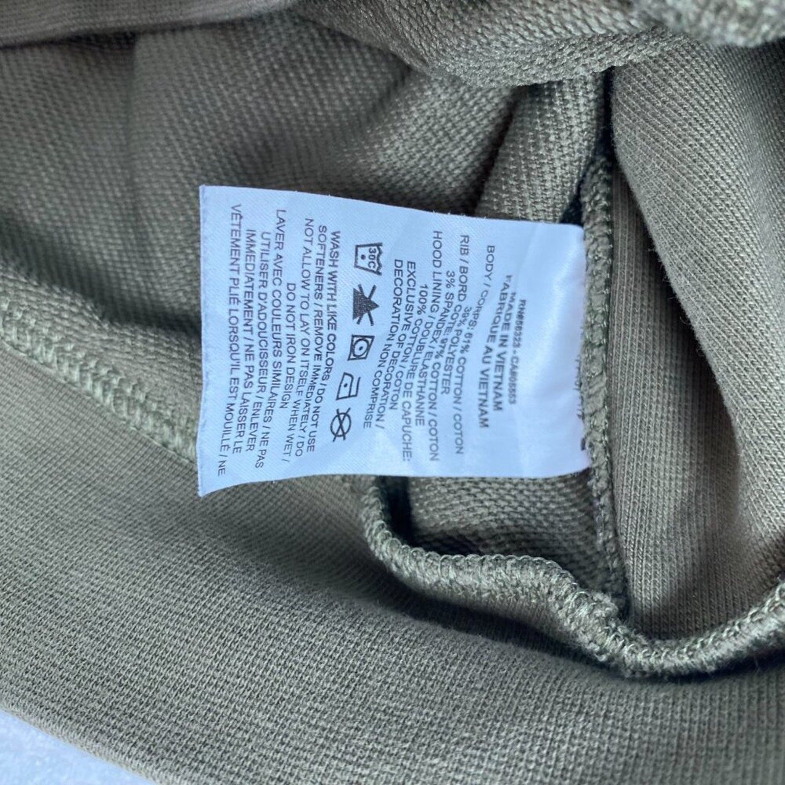 Nike Standard Issue Dri-Fit Zipper Pocket Athletic Green Cotton Hoodie