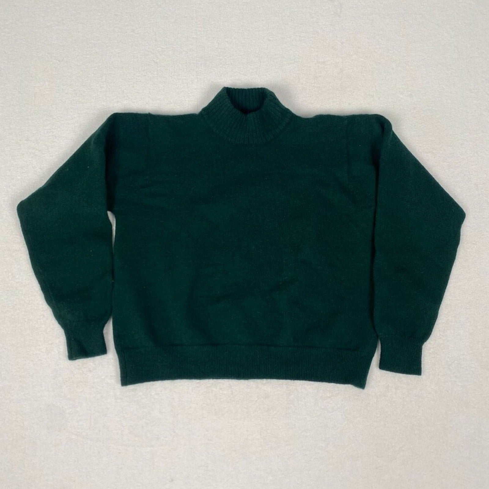 Vintage Made in United Kingdom Merino Wool Chelsea Cambell Turtleneck Sweater
