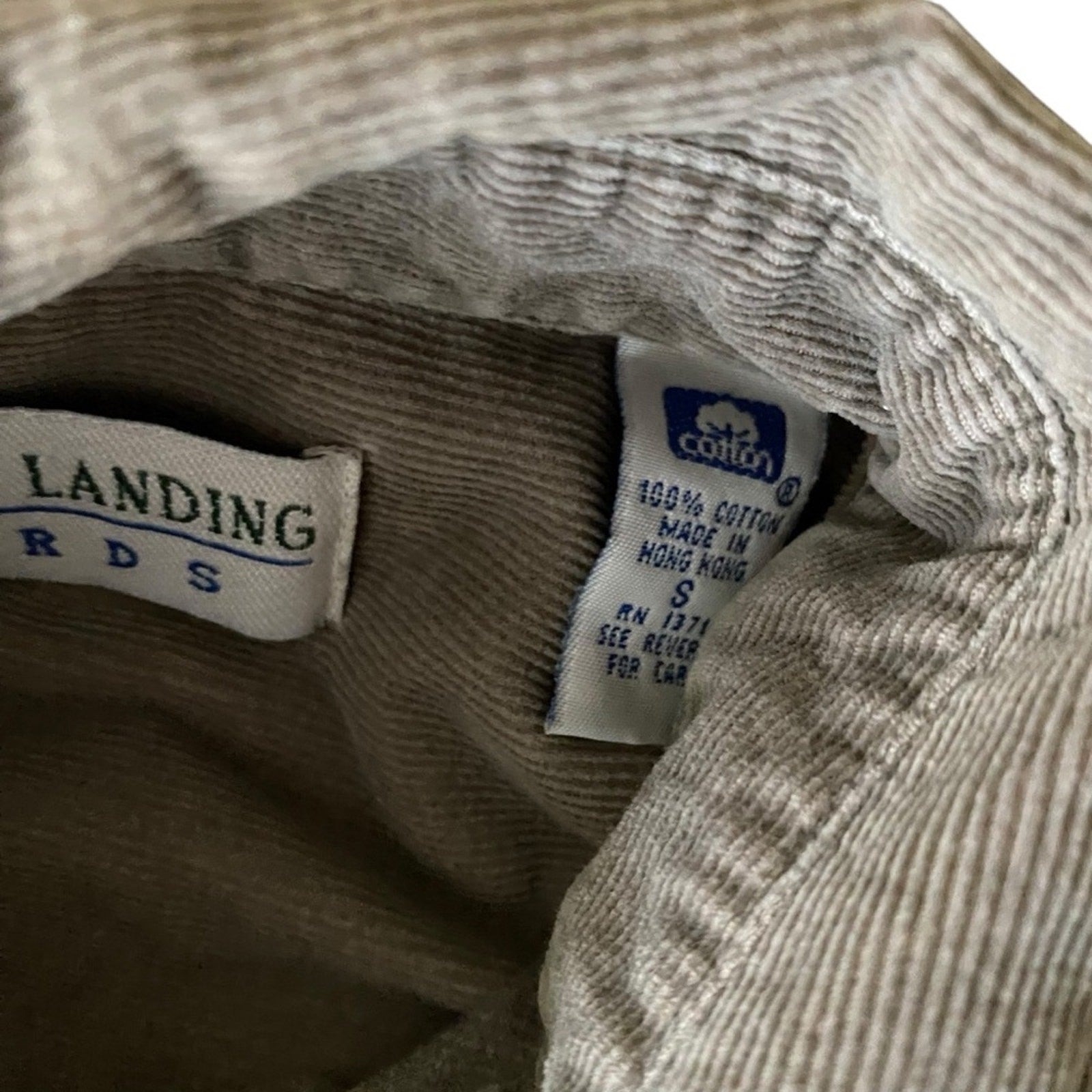 Vintage 90s Marsh Landing Cords Pearl Snap Button Corduroy Cotton Tan Shirt
