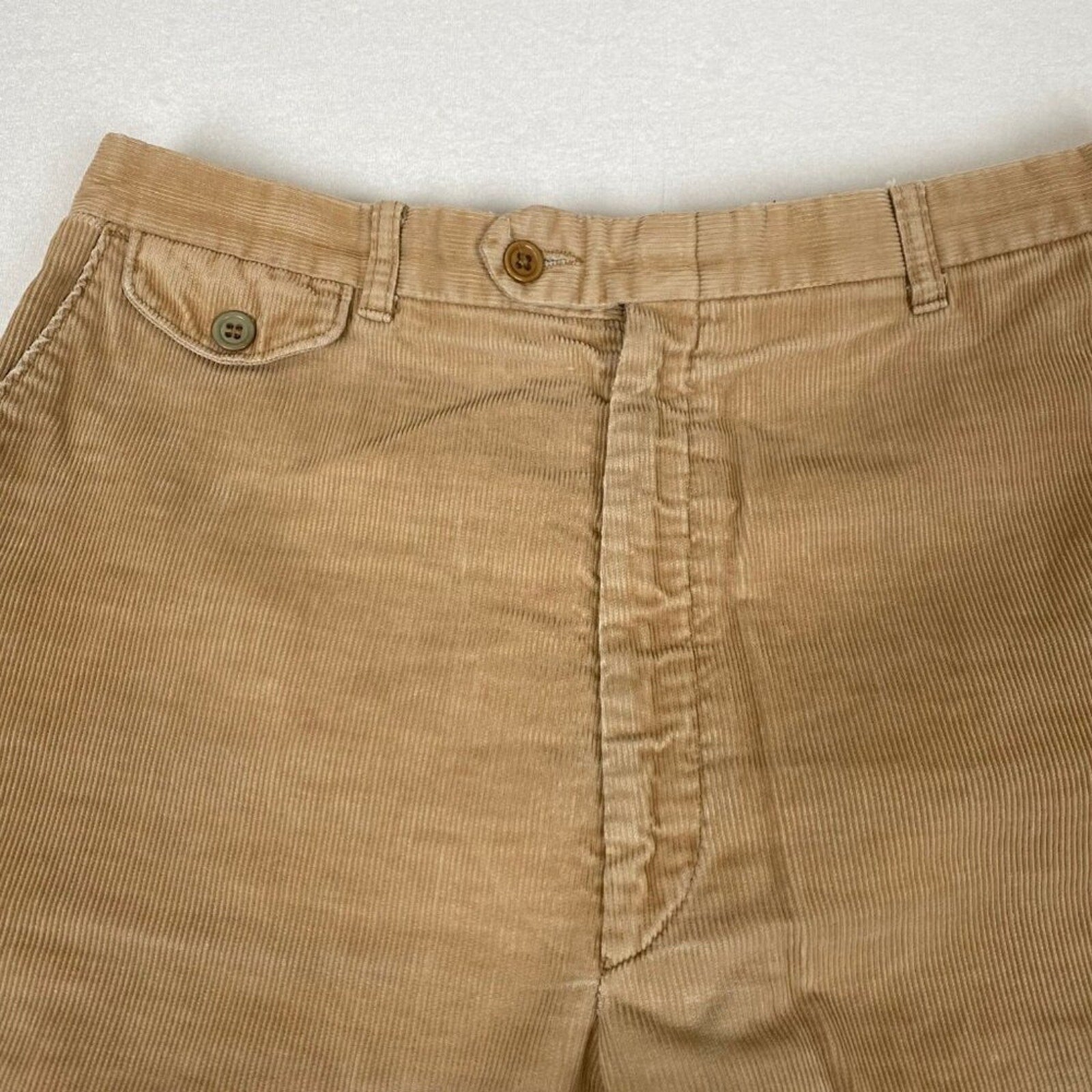 Vintage 80s Levi's Corduroy Bootcut Tan Light Brown Pants 31x28