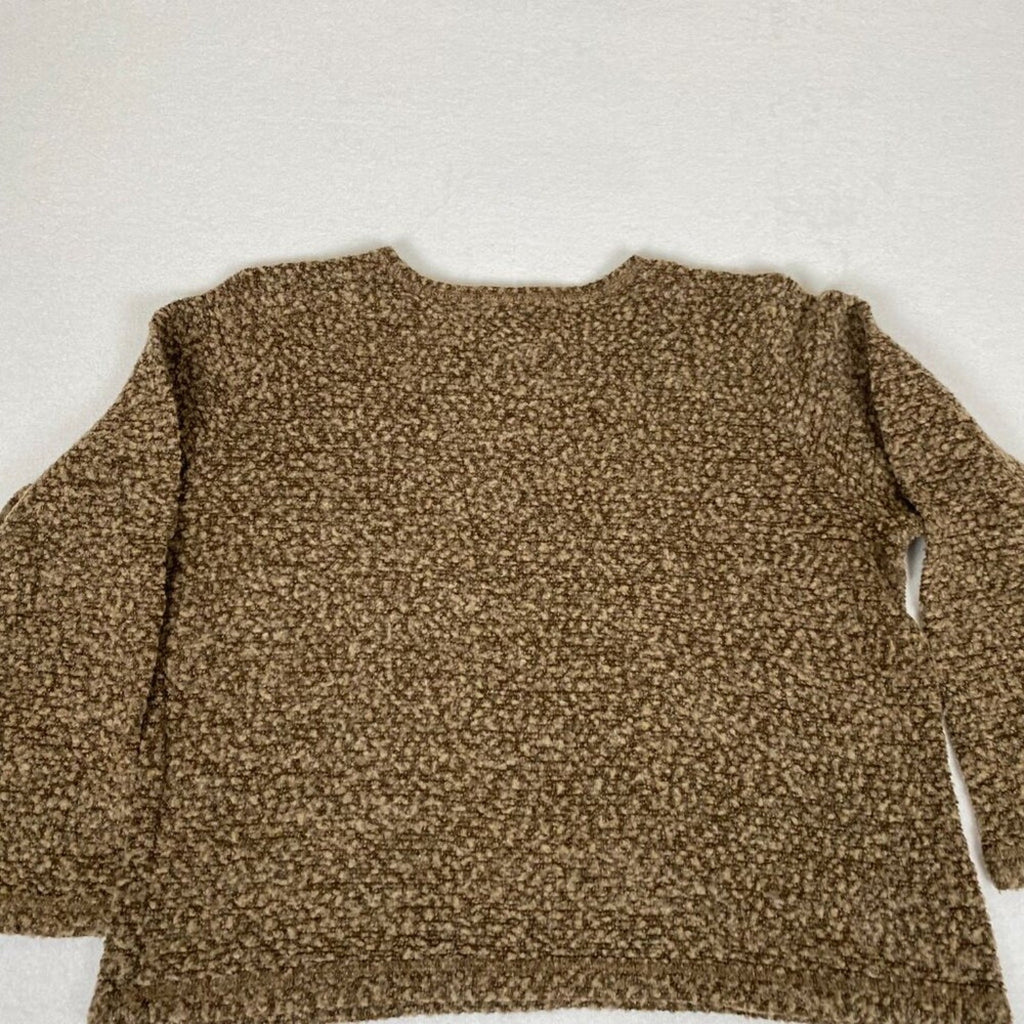 Vintage Y2k Requirements Brown Fuzzy Fairy Grunge Petite Large Sweater