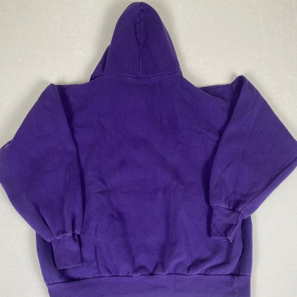 Vintage Y2K Puerto Rico Spellout Purple Hoodie Sweatshirt XL