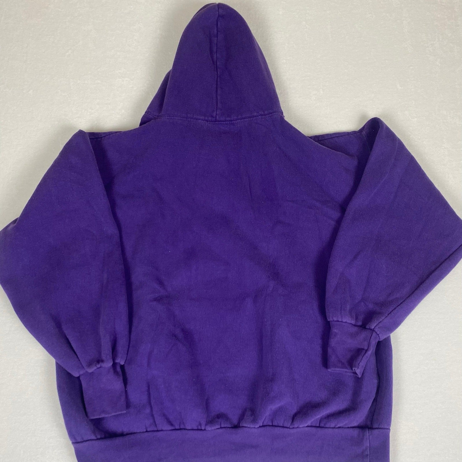 Vintage Y2K Puerto Rico Spellout Purple Hoodie Sweatshirt XL