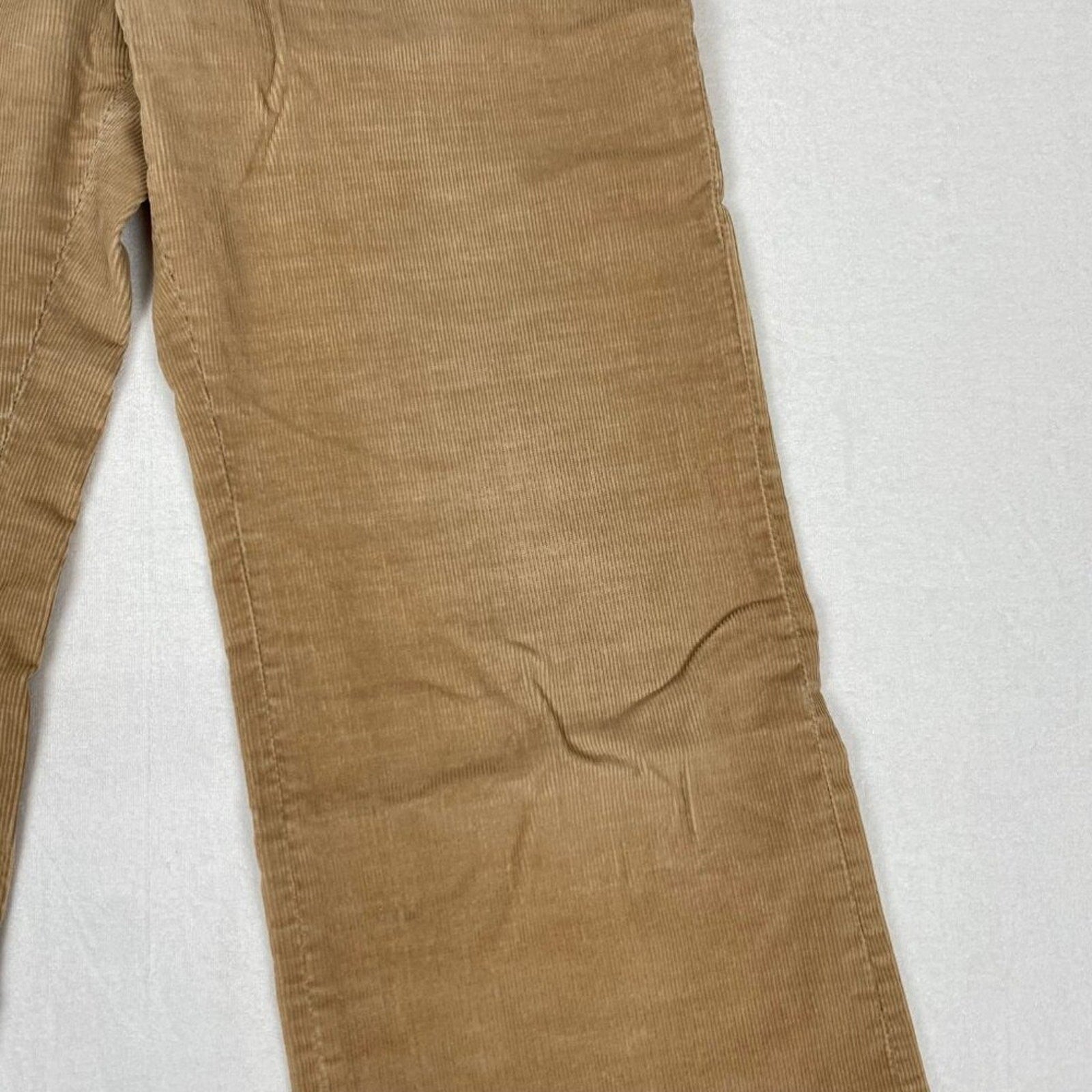 Vintage 80s Levi's Corduroy Bootcut Tan Light Brown Pants 31x28