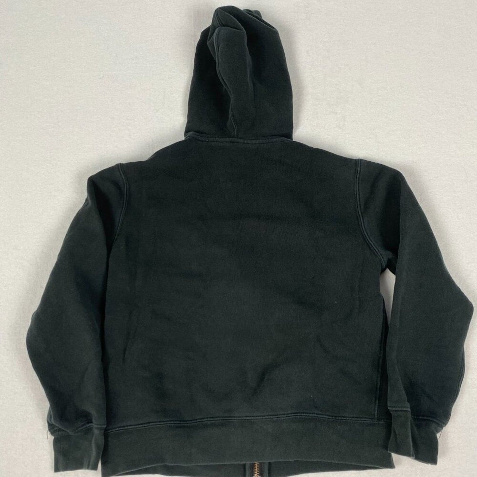 Polo Ralph Lauren Boy's Faded Black Red Polo Graphic Zipper Hoodie Sweatshirt