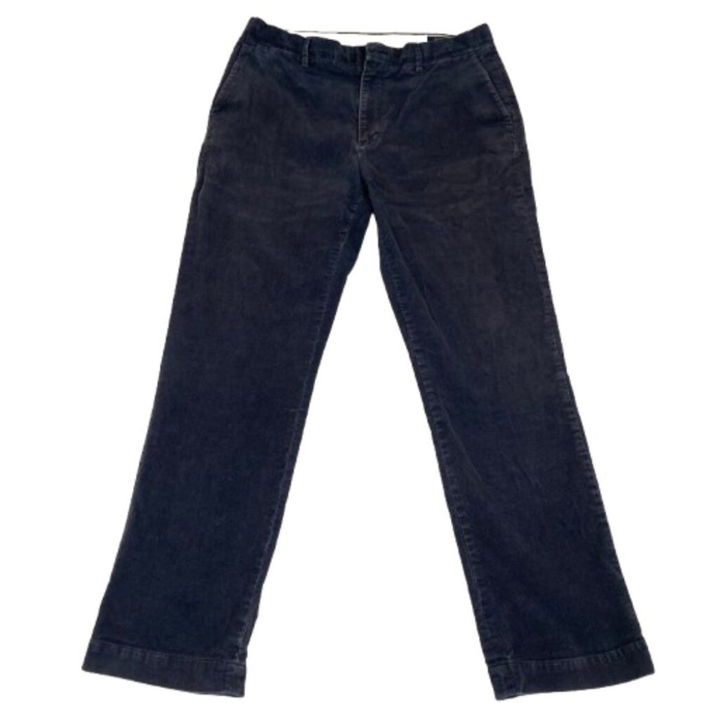 Polo Ralph Lauren Corduroy Stretch Classic Fit Faded Navy Blue Pants 33x29