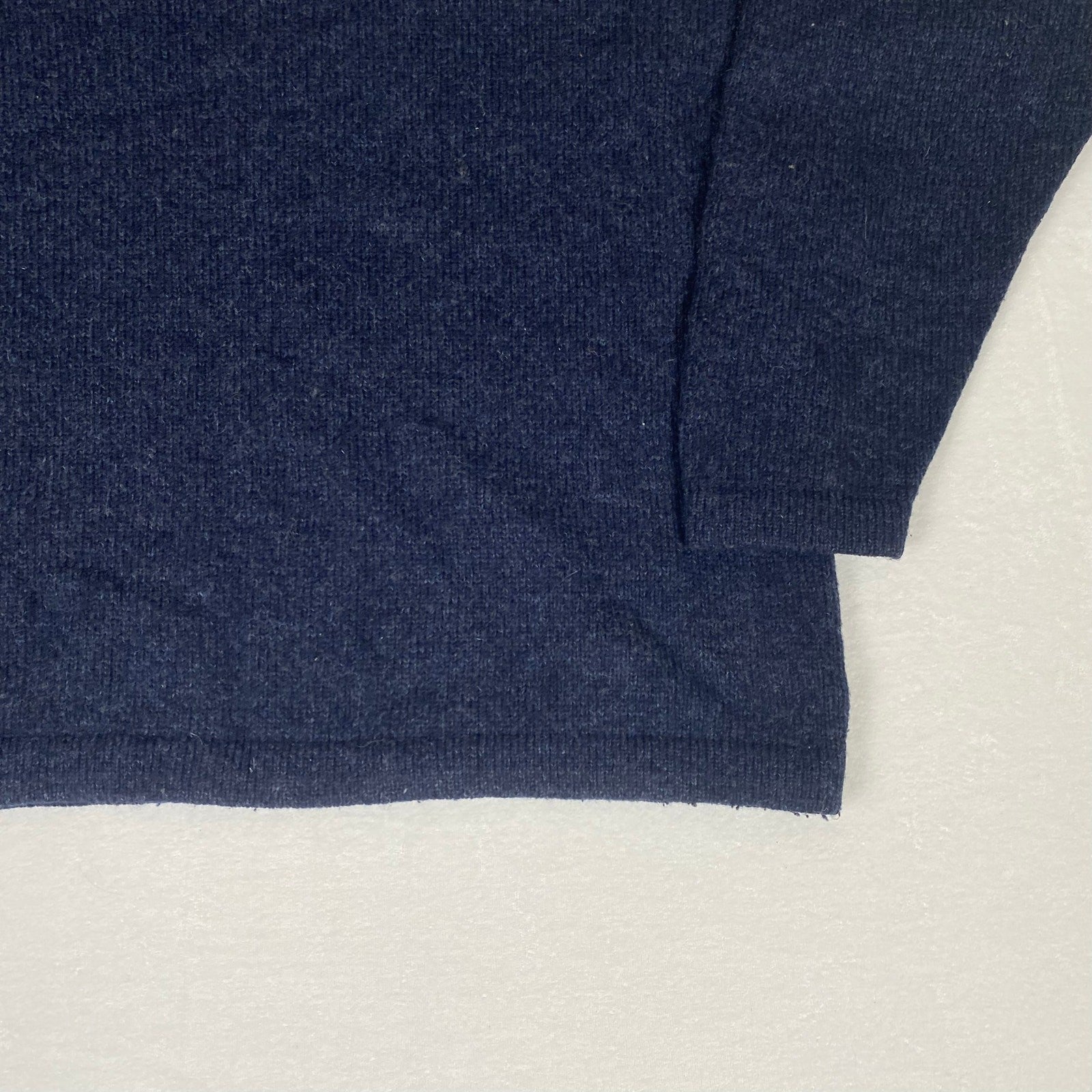 Woolrich Wool Blend Navy Blue Knit Men's Sweater XL