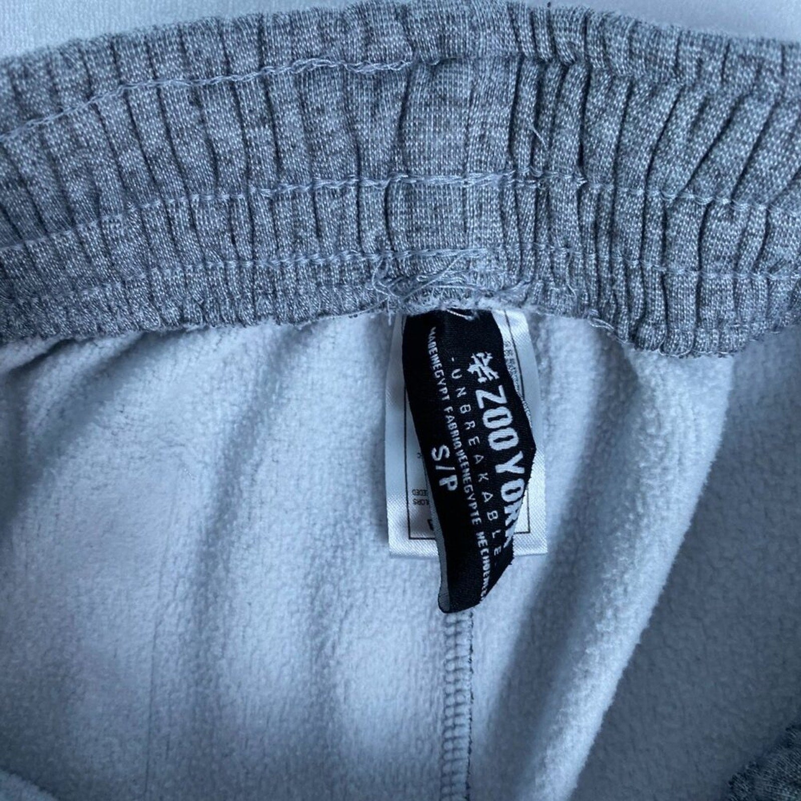Zoo York Grey Pocket Stretch Waist Drawstring Jogger Sweatpants Size Small