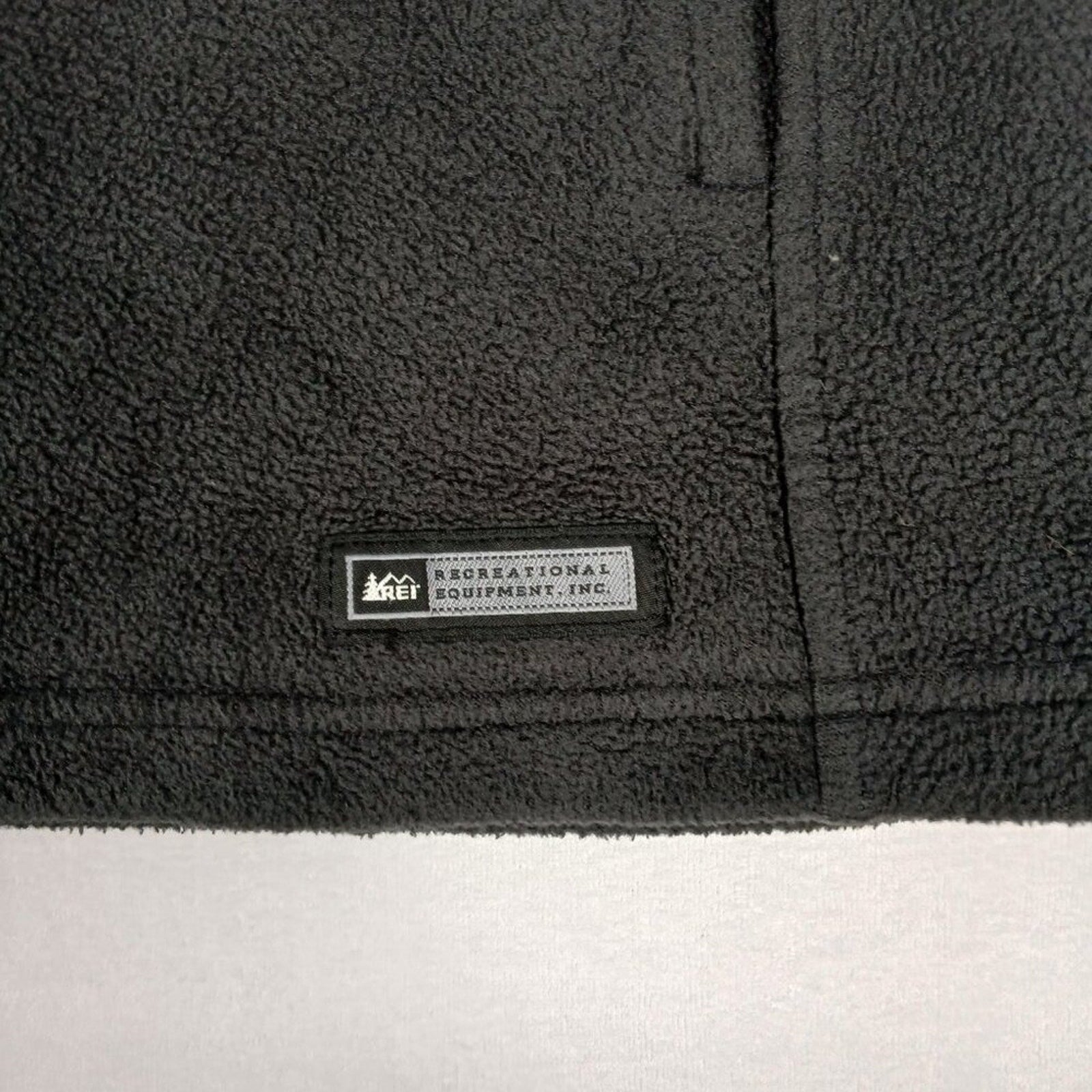 REI  Black Fleece Sleeveless Vest Jacket Size XXL