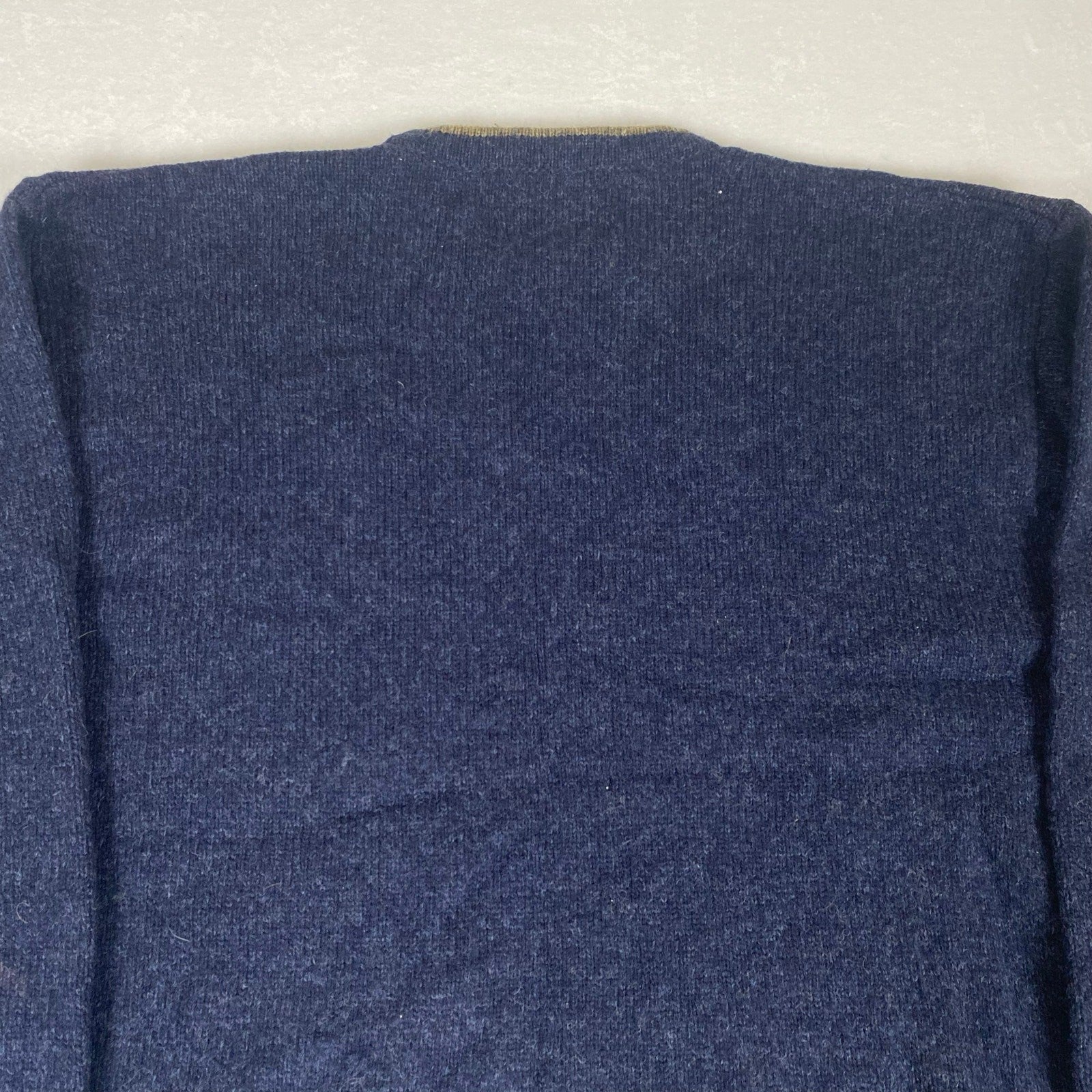 Woolrich Wool Blend Navy Blue Knit Men's Sweater XL