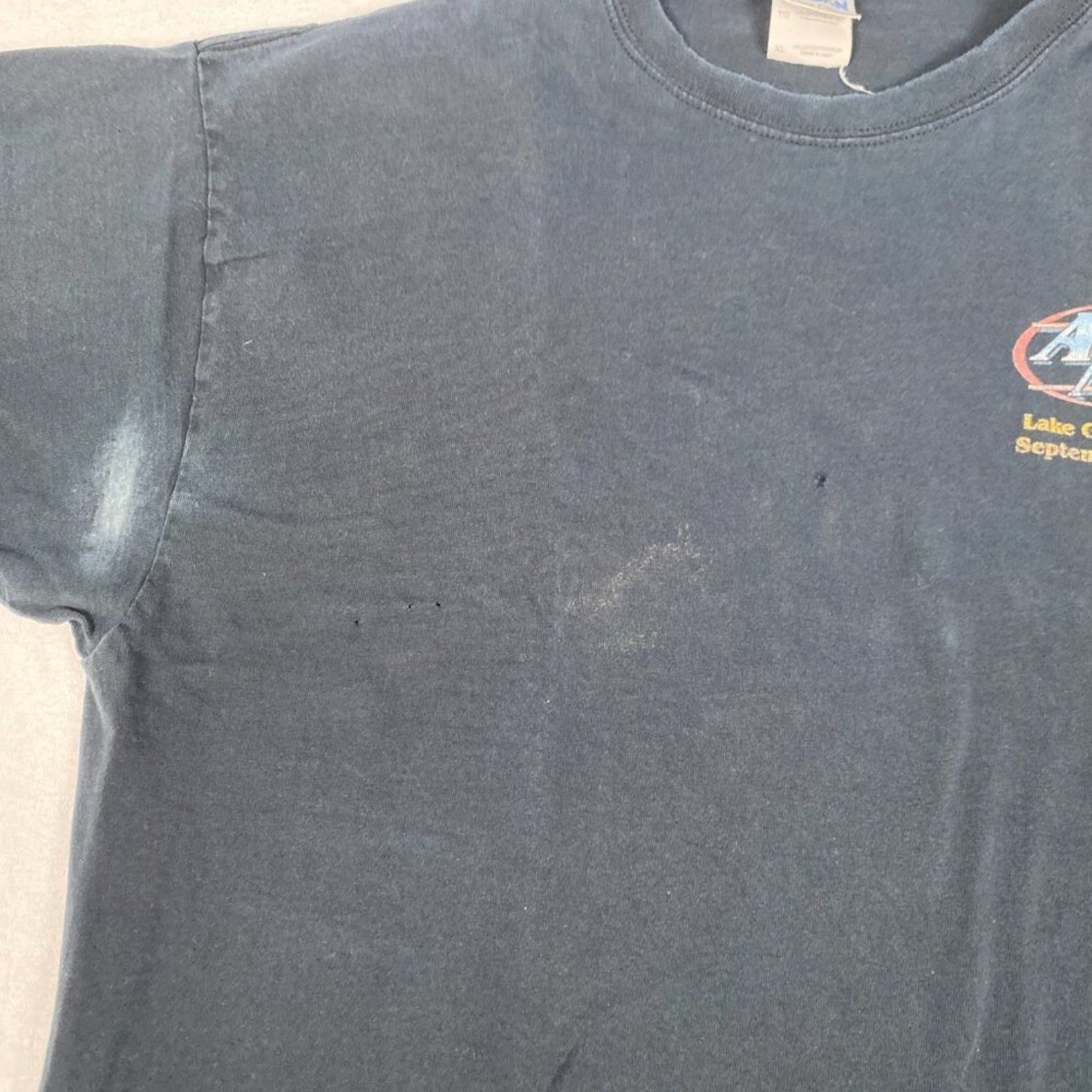 2009 Adirondack Nationals Lake George New York Tailfin Flames Vintage Cars Tee