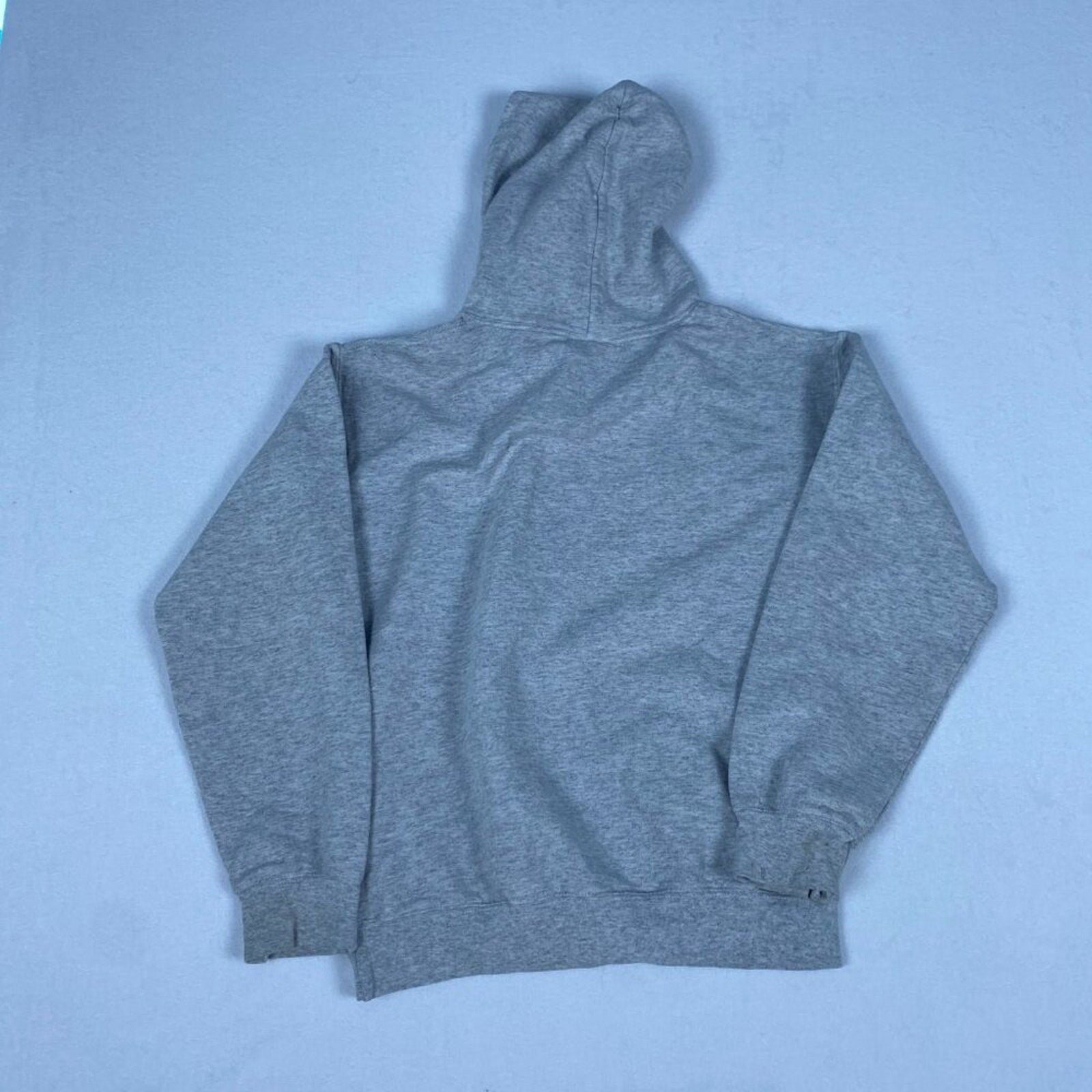 Quinnipiac University Spellout Logo Graphic Grey Hoodie Sweatshirt Small