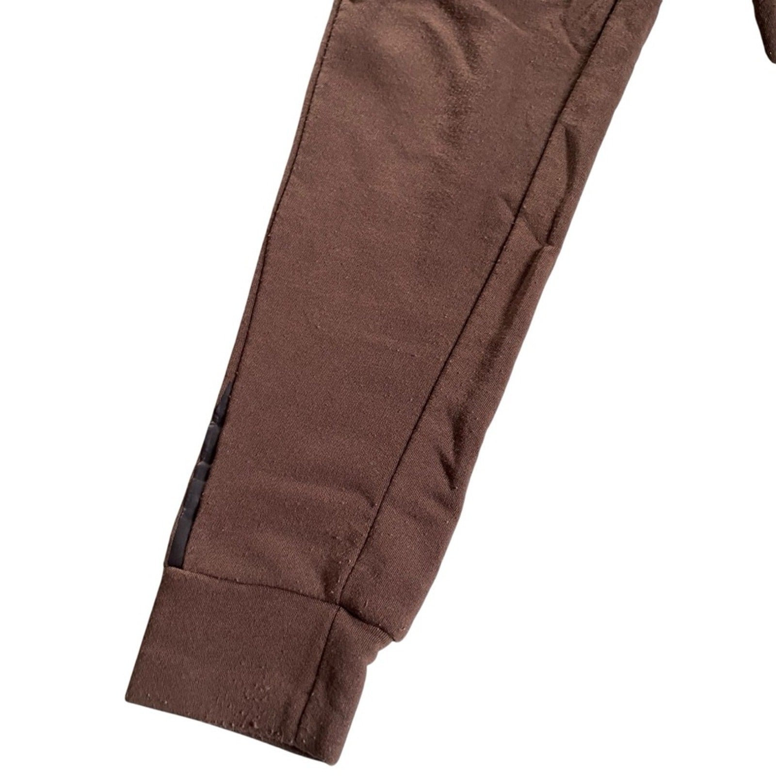 Mitre Soccer Athletic Brown Stretch Waist Drawstring Jogger Sweatpants