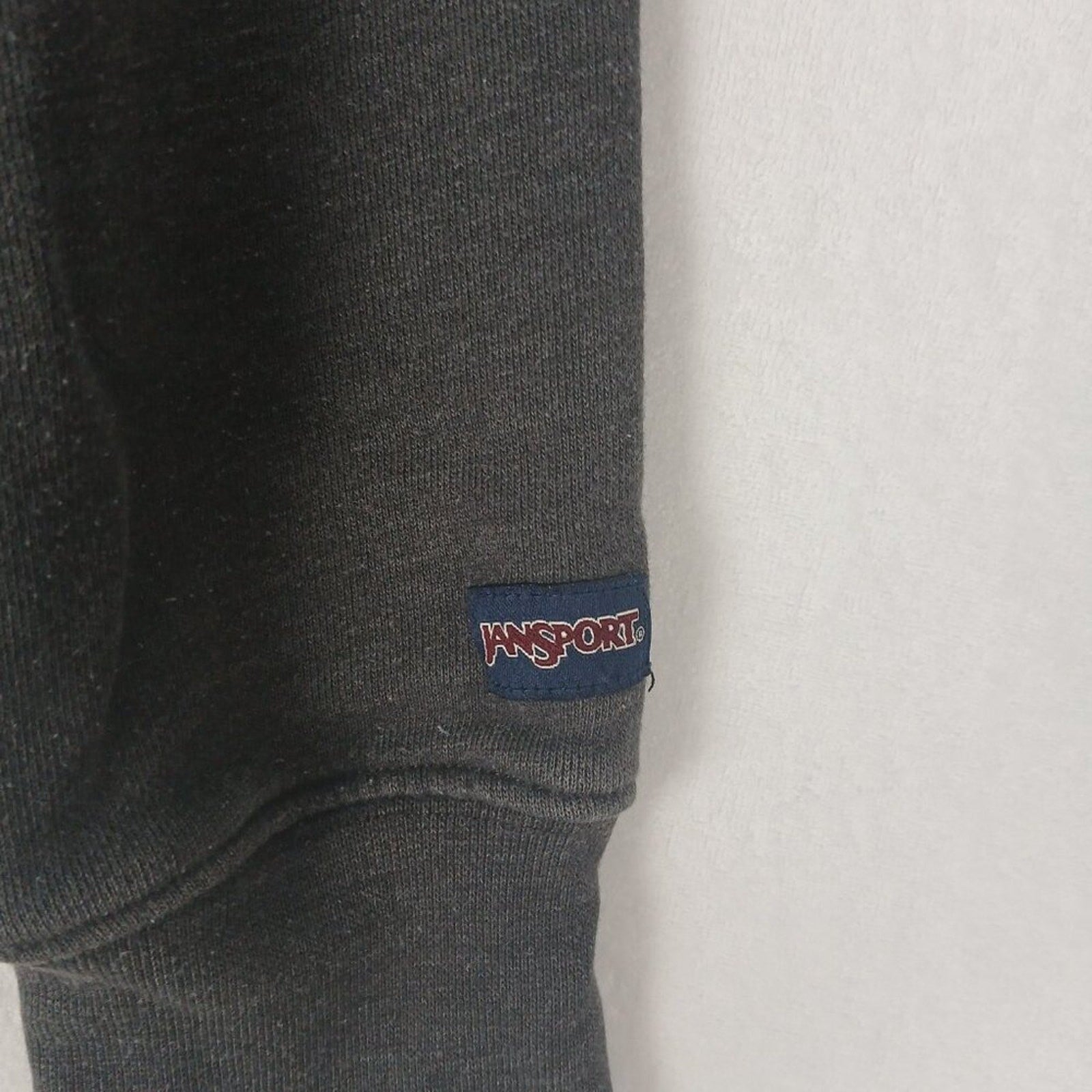 Bloomsburg University 1839 Pennsylvania Jansport Zip Up Grey Hoodie Jacket Small