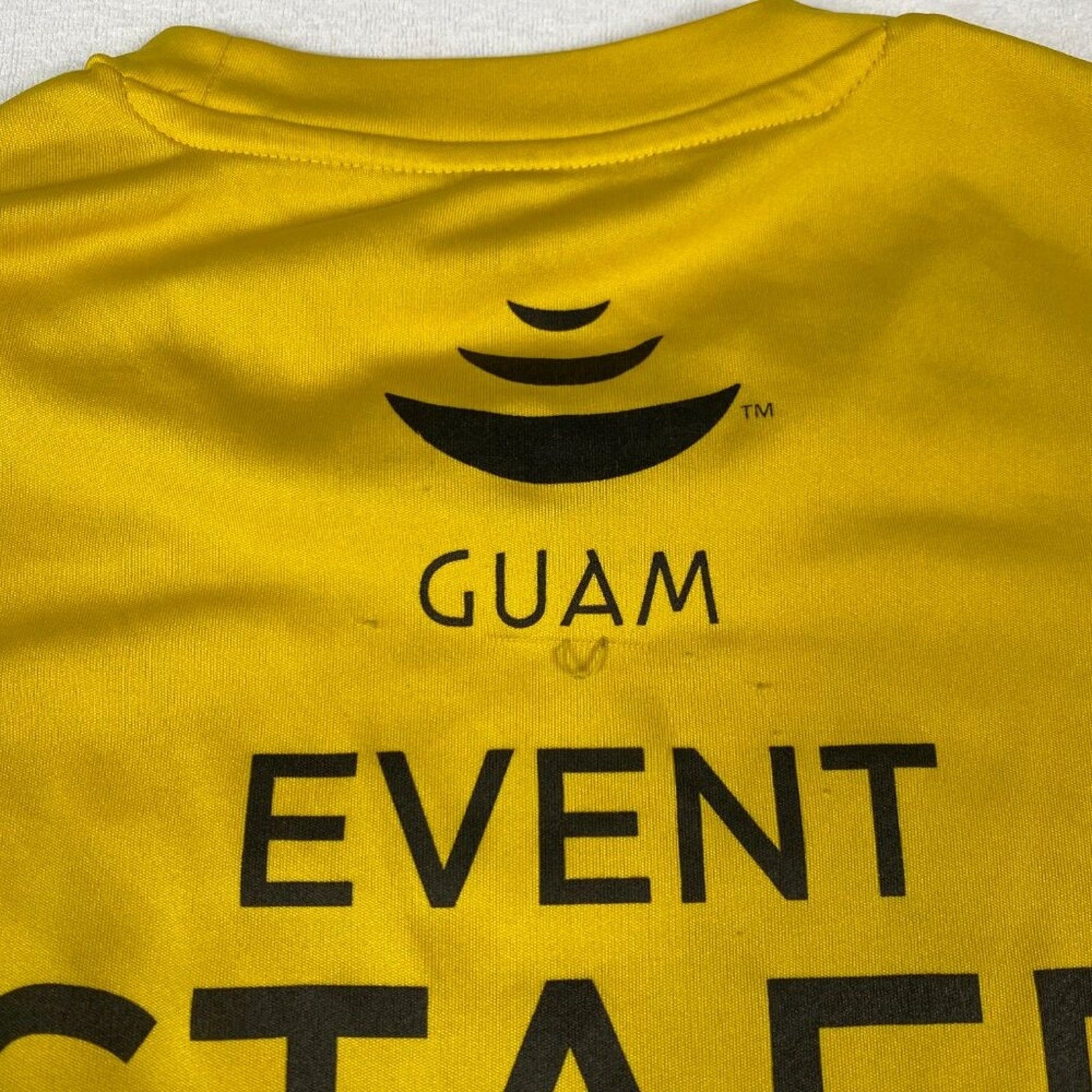 2014 Guam Koko Bird Road Race Event Staff Performance Yellow Tee