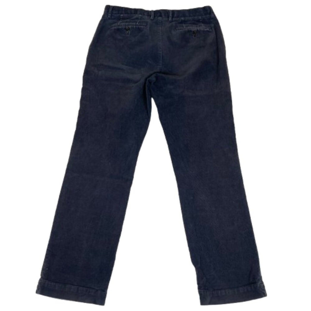 Polo Ralph Lauren Corduroy Stretch Classic Fit Faded Navy Blue Pants 33x29