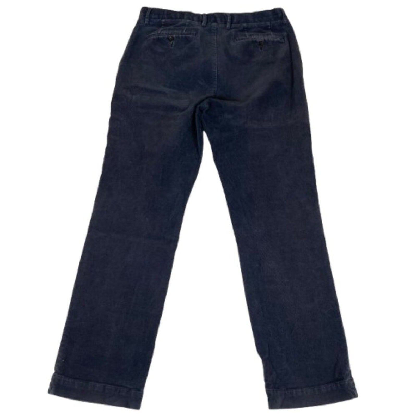 Polo Ralph Lauren Corduroy Stretch Classic Fit Faded Navy Blue Pants 33x29