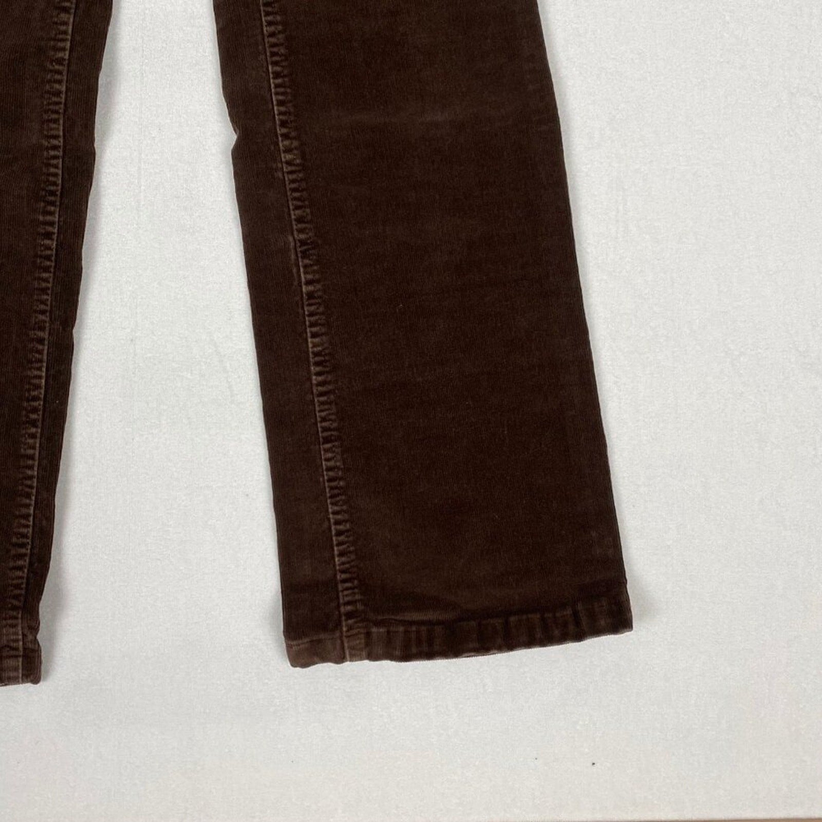 Vintage Y2K Brown Corduroy Flare Sonoma Pants Size 6
