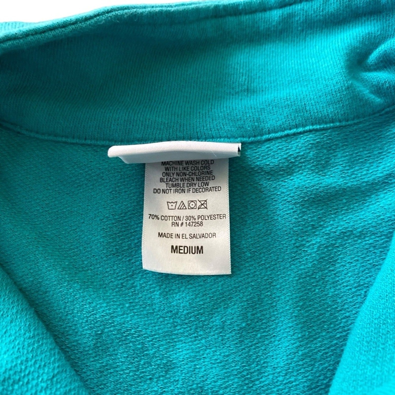 Simply Southern Seahorse Shellfish Starfish Ocean 1/4 Zip Blue Pink Sweater