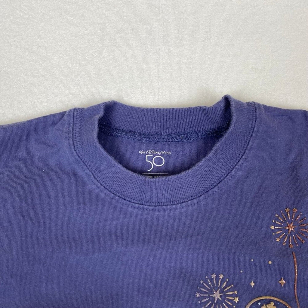 Walt Disney World Cast Member Magical Castle Fireworks Blue Sweatshirt