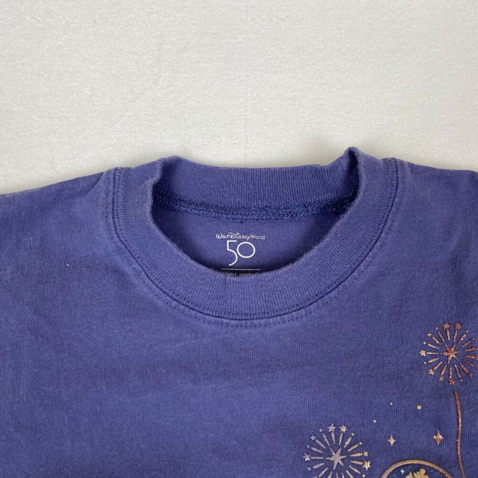 Walt Disney World Cast Member Magical Castle Fireworks Blue Sweatshirt