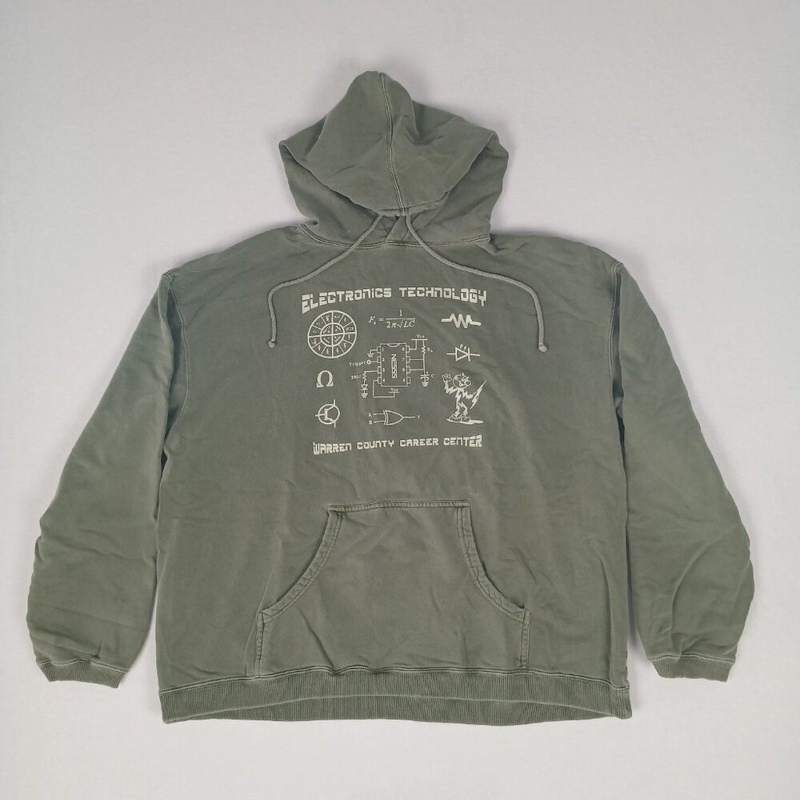Warren County Electronic Technology Math Formula Circuit Electricity Sweatshirt