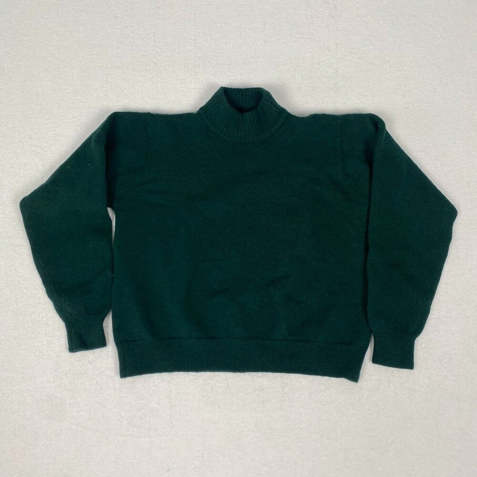 Vintage Made in United Kingdom Merino Wool Chelsea Cambell Turtleneck Sweater