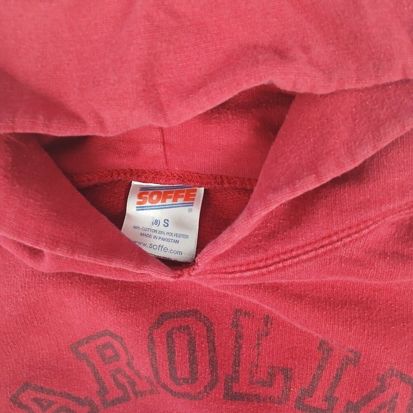 South Carolina Gamecocks University 1801 Kids Red Soffe Hoodie Sweatshirt Small
