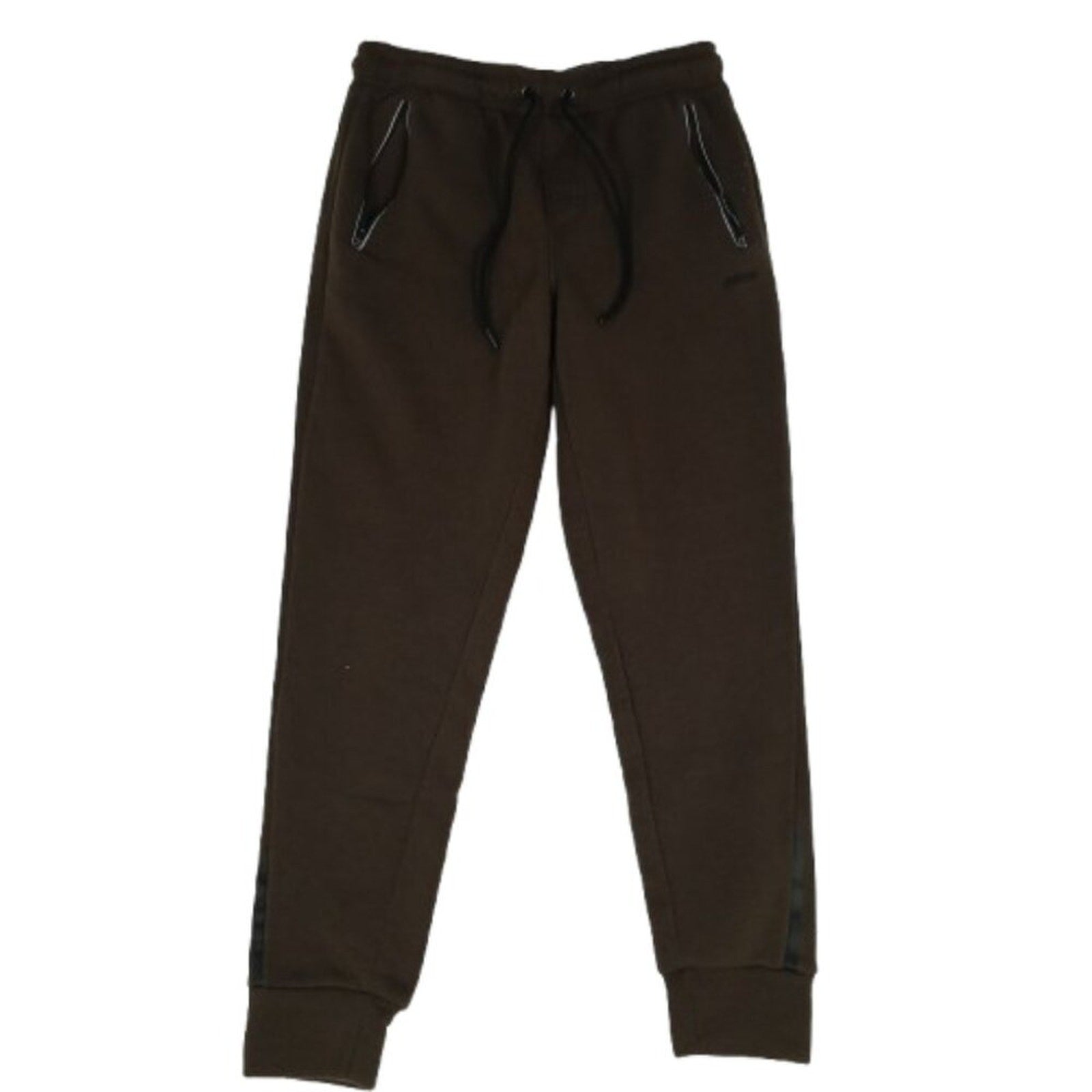 Mitre Soccer Athletic Brown Stretch Waist Drawstring Jogger Sweatpants