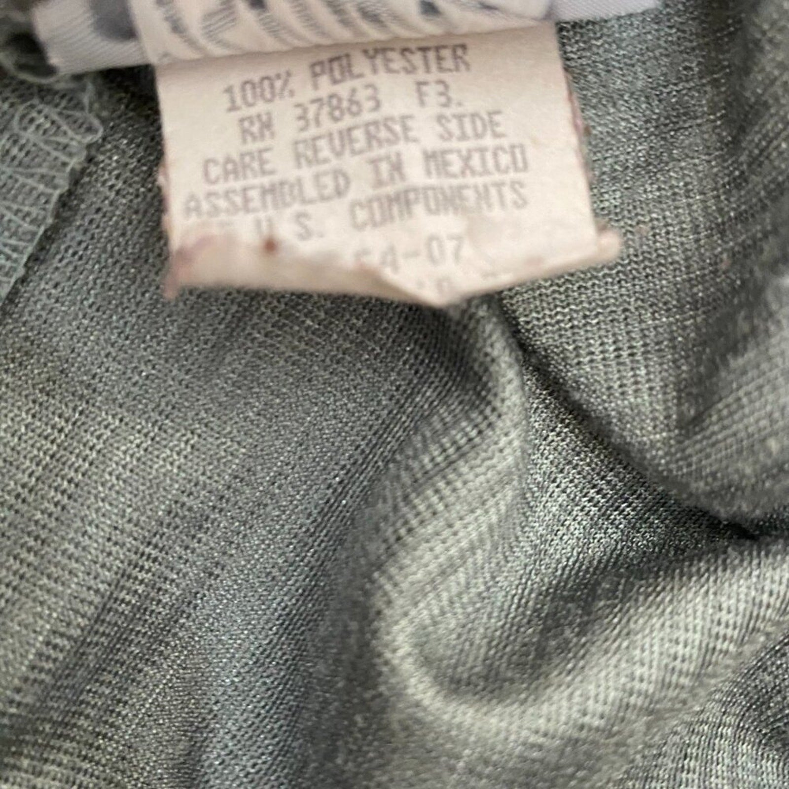 Vintage Blair Corduroy Style Light Green Grey Stretch Shimmer Side Pocket Pants