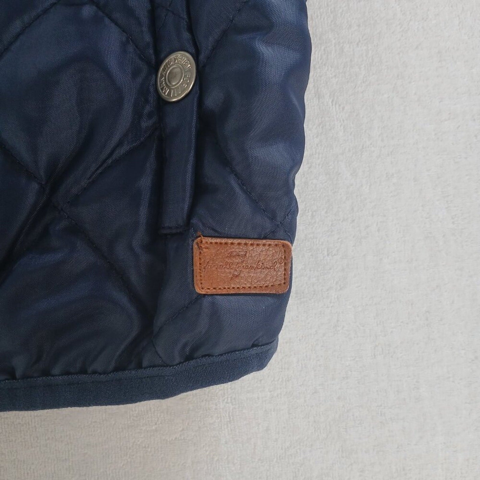 7 For All Mankind Quilted Blue Puffer Vest Size 4T