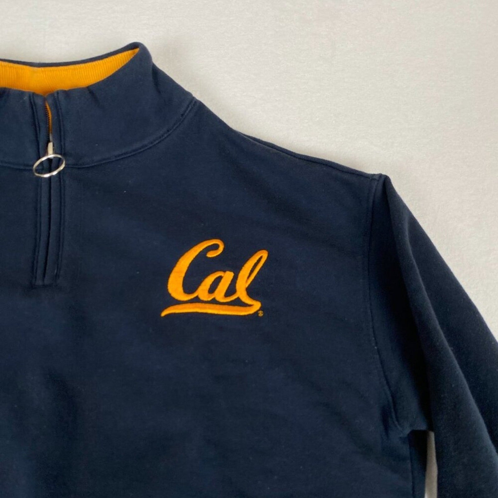 California University Golden Bears Berkley Champion Blue Cropped Sweatshirt