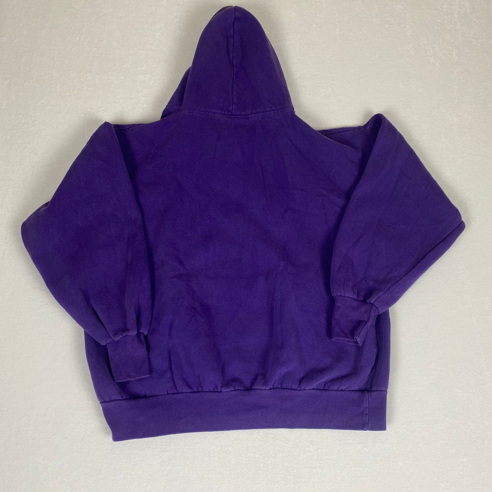 Vintage Y2K Puerto Rico Spellout Purple Hoodie Sweatshirt XL