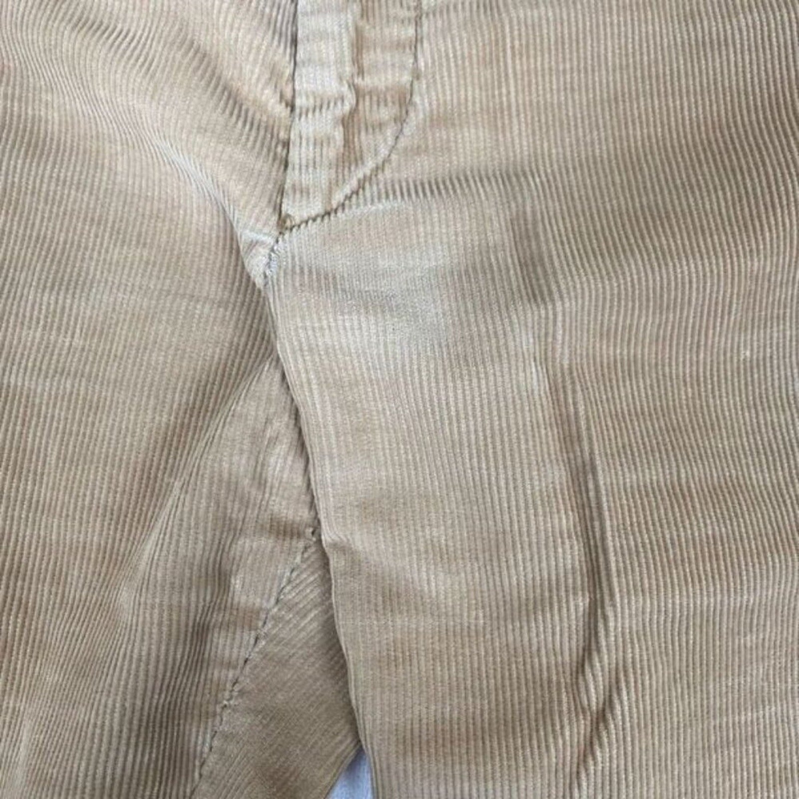 Vintage 80s Levi's Corduroy Bootcut Tan Light Brown Pants 31x28