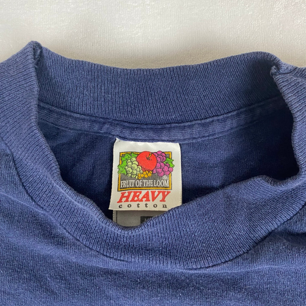 Vintage Single Stitch Sunset Beach North Carolina Navy Blue Cotton Tee
