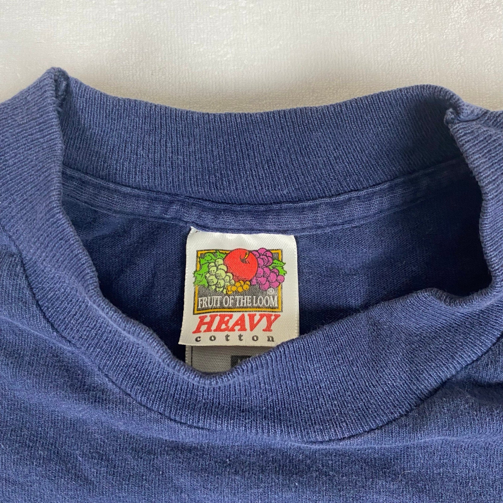 Vintage Single Stitch Sunset Beach North Carolina Navy Blue Cotton Tee