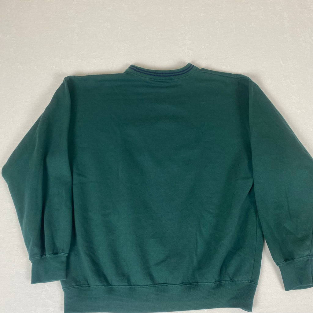 Vintage Classic Golf Put Hole in One Novelty Graphic Green Pullover Sweatshirt