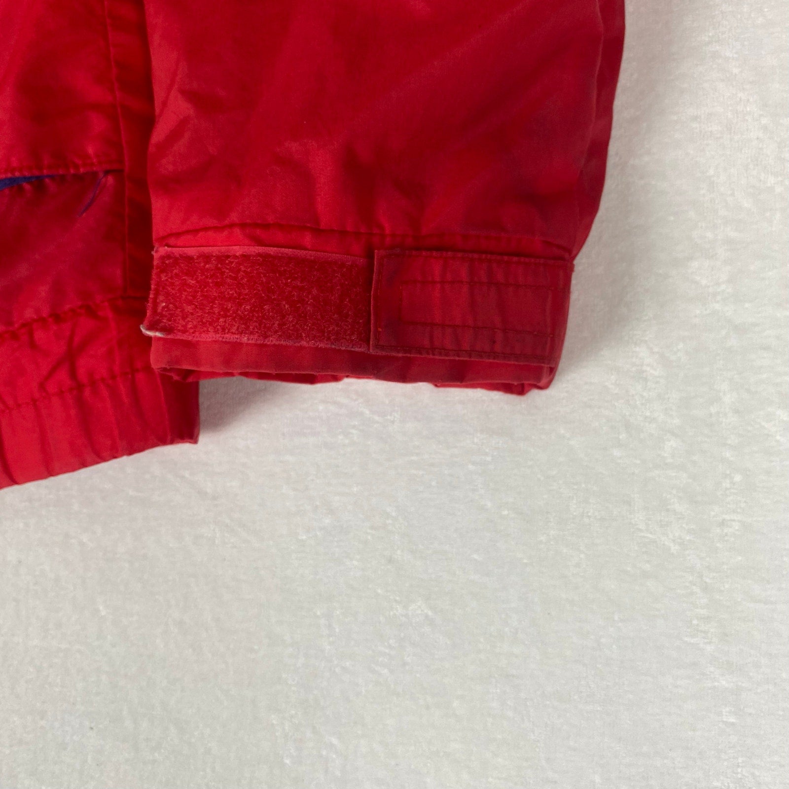 Vintage 90s Columbia Radial Sleeve Powder Keg Purple Red Windbreaker Jacket
